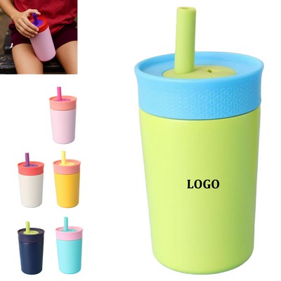 Insulated Stainless Steel Straw Tumbler